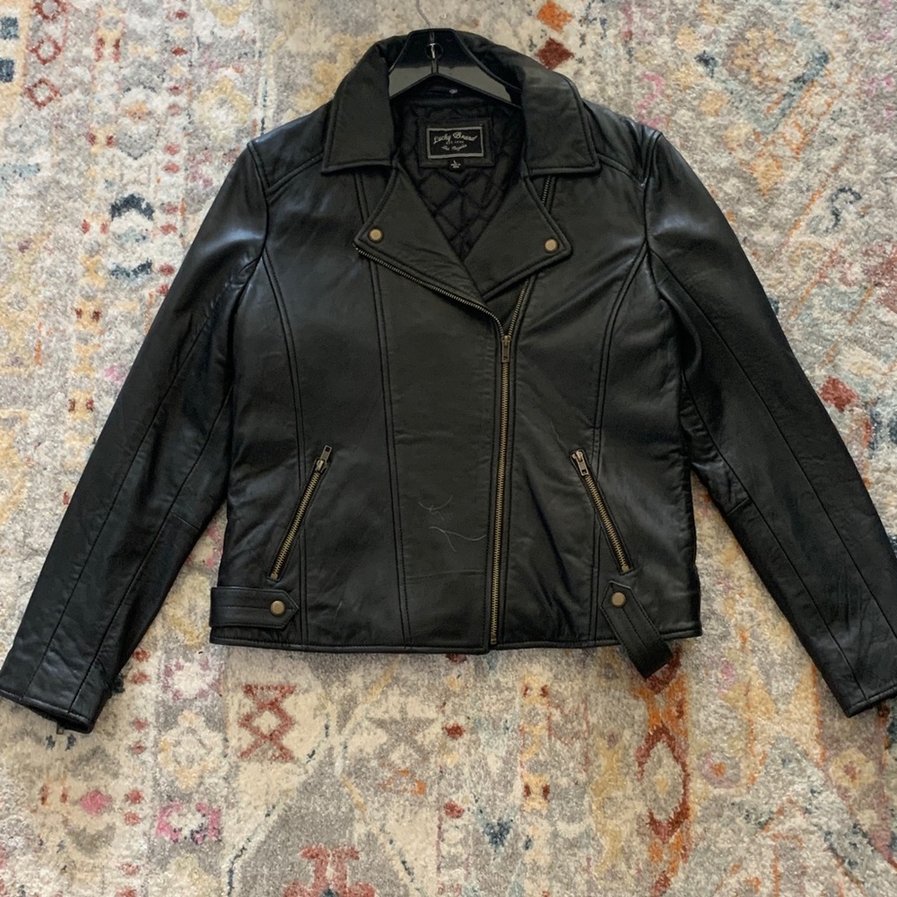 Brand New Lucky Brand Leather Jacket